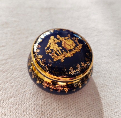 Limoges porzellan schmuckdose - limoges,