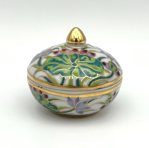 Vintage pillendose schmuckbox - vintage,