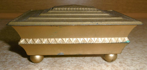 Antike dose deckeldose messing - deckeldose,