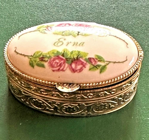 Schmuckdose pillendose vintage - schmuckdose/pillendose,