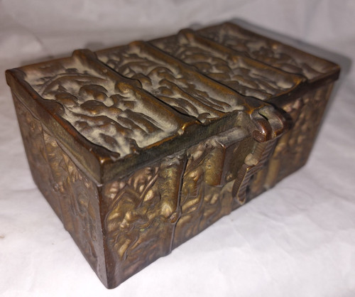Antike bronze schatulle - antike,