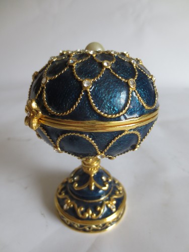 Vintage emaille spieluhr - spieluhr, email