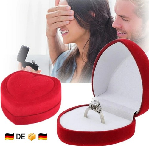 Ringbox herz ringschachtel - herz,