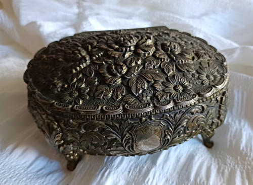 Vintage ovale metall - ovale,