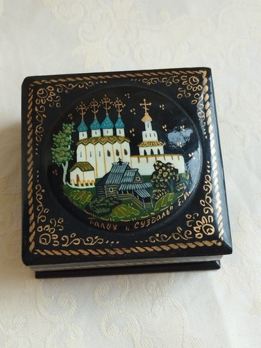Russische lackdose schmuckdose - lackdose,