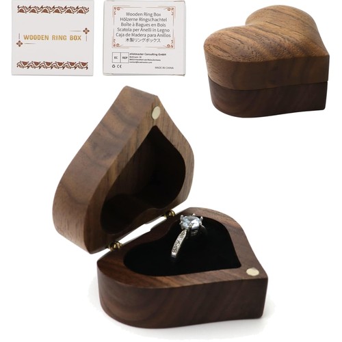 Holz ringbox walnuss - ringbox,