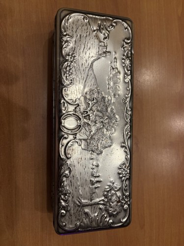 Vintage blechdose relief - vintage,