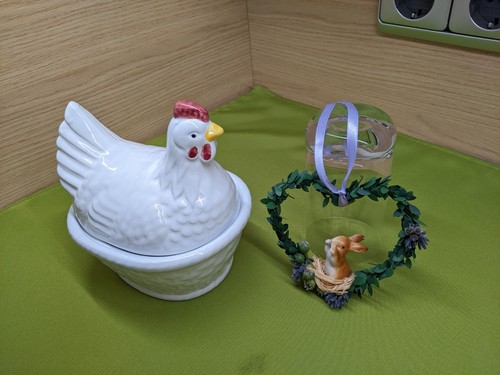 Vintage deckeldose keramik - vintage,