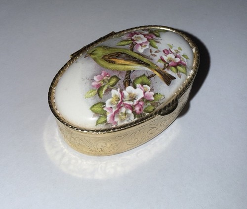 Vintage schmuckdose pillendose - vintage,
