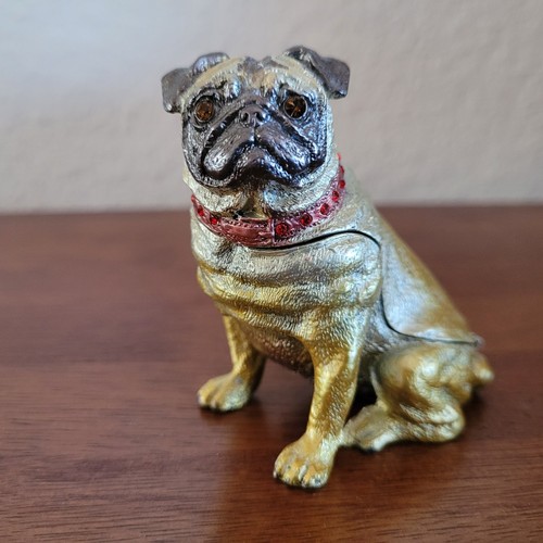 Schmuckschatulle mopsfigur - schmuckschatulle,