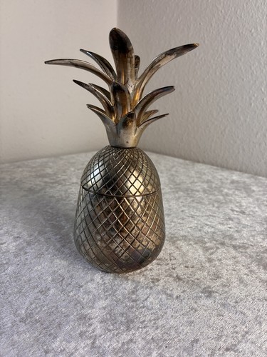 Ananas deckeldose art deco - art,