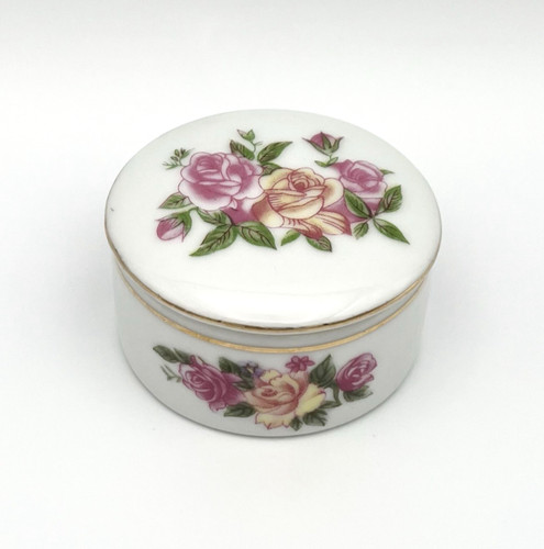 Vintage schmuckschatulle rosen - vintage,