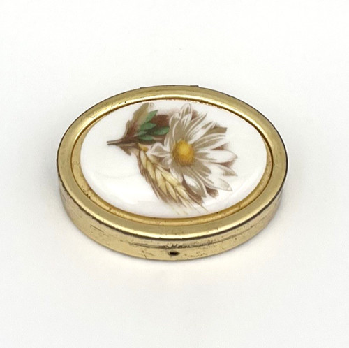 Vintage pillendose blumen - vintage,
