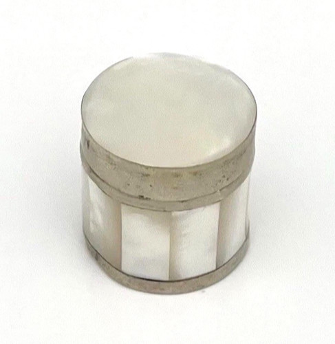 Pillendose perlmutt muschel - perlmutt,
