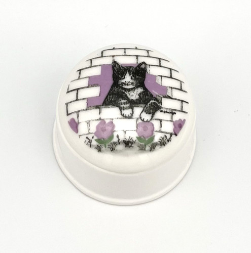 Vintage pillendose schmuckbox - pillendose,