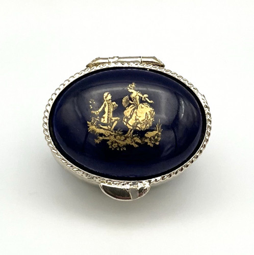 Vintage pillendose antik - pillendose,