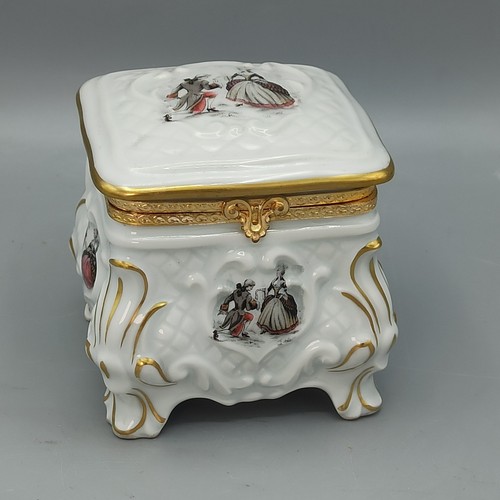 Limoges porzellan dose - porzellan,