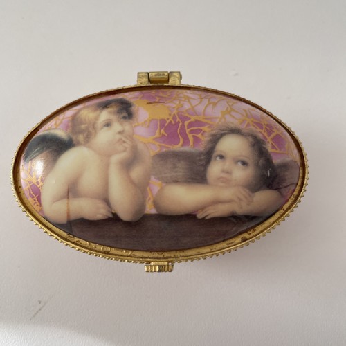Vintage pillendose mit - pillendose,