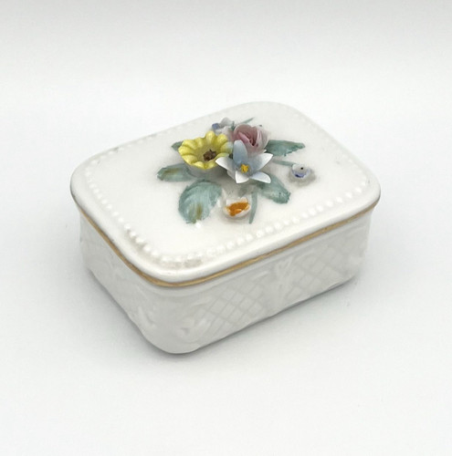 Vintage pillendose schmuckbox - vintage,