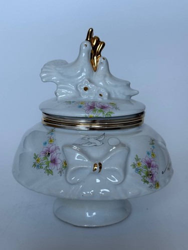 14cm vintage porcelain box - 14cm,